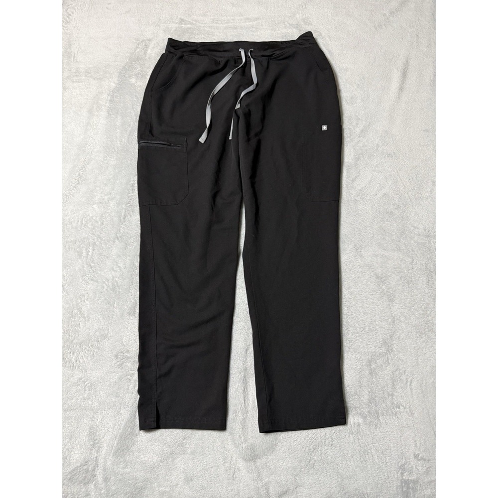 FIGS HW Yola Womens XL Scrub Bottoms Skinny Pants Stretch Black